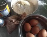 Foto langkah ke 1 dari resep Bolu Marmer 3 Rasa.