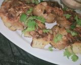 A picture of step 5 of Chicken cheese smashed potatoes.