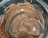 A picture of step 1 of Strawberry Cream Cheese in  Chocolate Cup.