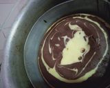 A picture of step 7 of Marble cake in a blender without oven.