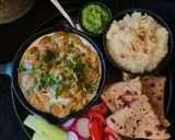 A picture of step 4 of Kathiyawadi Kaju Lehsan Sabji.