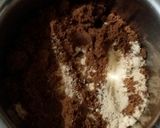 A picture of step 1 of Eggless biscuits walnut brownie.