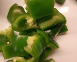 A picture of step 2 of Chilli Paneer.