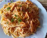 Foto del paso 9 de la receta: Tallarines con pavita al rocoto
