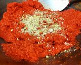 A picture of step 3 of Beetroot Gajar Halwa Cake - Beetroot Carrot Halwa Valentines Cake.