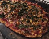 A picture of step 4 of No oil no onion PIZZA SAUCE with fresh herbs.