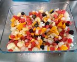 Une image de l'étape 14 de Salade de fruits multicolore.