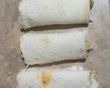 A picture of step 3 of Crispy Bread rolls.
