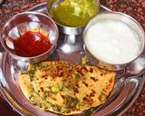 आलू बथुआ पराठा(aloo bathua ka paratha recipe in Hindi रेसिपी चरण 9 फोटो