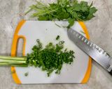 A picture of step 4 of Baked Cod with Ginger and Cilantro.