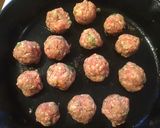 A picture of step 2 of California Farm Potato Meatball Mash.