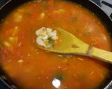 A picture of step 5 of Minestrone Soup.