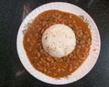 A picture of step 3 of Kidney beans curry / Rajma.