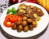 Hình bước làm 3 của món Bò Beefsteak(Bò Áp Chảo)