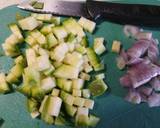 Garganelli with prawns, saffron and round courgette recipe step 1 photo
