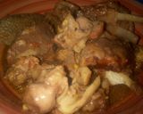 A picture of step 1 of Beef pepper soup.
