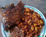 Une image de l'étape 9 de Alloco 🍌poisson frire🐟 avec une petit pâte de piment 🌶️.