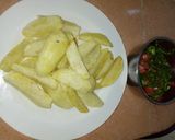 A picture of step 5 of Deep fried potatoes #Authormarathon.