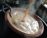 A picture of step 3 of Kunda karahi chai.
