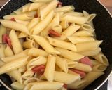 Foto langkah ke 4 dari resep Creamy Penne Vege Ham with Fiber Creme.