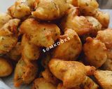 A picture of step 5 of Curd Rice Fritters.