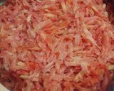 A picture of step 1 of Gajar ka halwa.