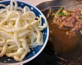 A picture of step 7 of Sukiyaki (Japanese Beef Pot).
