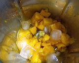 A picture of step 1 of Mango Milkshake.