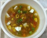 A picture of step 6 of Sweet Corn Mix Vegetable Soup.