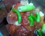 A picture of step 2 of Kaju curry.