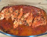 Foto del paso 9 de la receta: Pollo con salsa de achiote, puré de papa con zanahoria y repollo