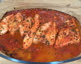 Foto del paso 9 de la receta: Pollo con salsa de achiote, puré de papa con zanahoria y repollo