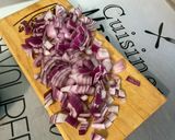 A picture of step 8 of Crozets with Tuna, Red Onion, and Mascarpone Gorgonzola Blend.