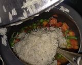A picture of step 3 of Mix veg Pulao.