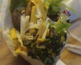 Foto langkah ke 3 dari resep Pan bread isi sayur dan daging ayam.