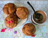Foto del paso 4 de la receta: Muffins integrales con durazno en air fryer🧉