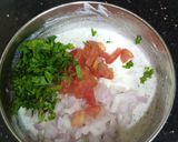 A picture of step 4 of Vegetable Yoghurt Dip.