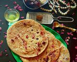A picture of step 6 of Paneer Dates Poli.