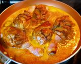Hình bước làm 3 của món Gà roti ngũ vị-vị cam