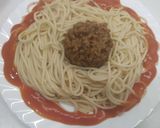 Foto del paso 4 de la receta: Spaghettis con carne Clooney
