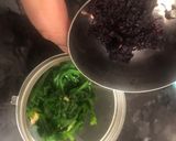 A picture of step 3 of Cream of Spinach soup.