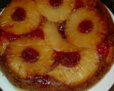 A picture of step 2 of Pineapple Upside-Down Cheesecake.