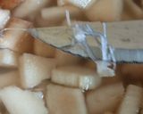 A picture of step 1 of M's Simple Tendu kuttu (banana stem) - Jetpet Series.