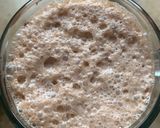 A picture of step 3 of Nutella shake.