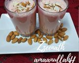 A picture of step 1 of Watermelon Lassi.