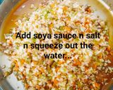 A picture of step 1 of Veg Manchurian.