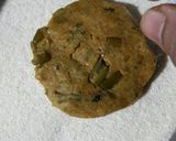 A picture of step 10 of Tikki Pav Burger.