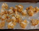 A picture of step 7 of Romano Cheese Crusted Spicy Cauliflower Bites.