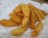 Foto langkah ke 5 dari resep Stik Kentang Keju (Kentang Keju Goreng).