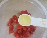 A picture of step 4 of Simple Homemade Oven Roasted Tomatoes.